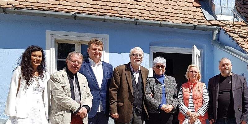 Președintele Academiei Regale Belgiene, Yves Namur, a vizitat Casa Memorială „Lucian Blaga” din Lancrăm