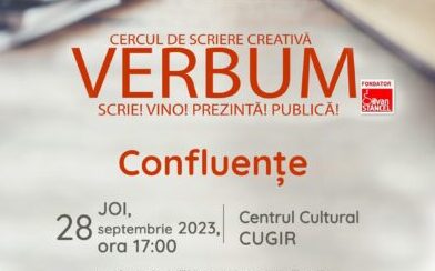 Joi, 28 septembrie 2023, noi întâlniri ale cercurilor de scriere creativă Verbum, la Cugir și Alba Iulia