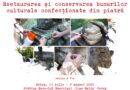 APEL PENTRU ÎNSCRIEREA LA WORKSHOP-UL „RESTAURAREA ȘI CONSERVAREA BUNURILOR CULTURALE CONFECȚIONATE DIN PIATRĂ”, EDIȚIA A V-A, SEBEȘ, 31 IULIE – 8 AUGUST 2025