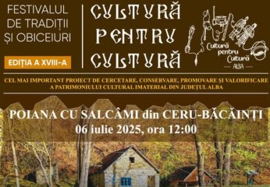 ”Cultură pentru Cultură” ajunge duminica viitoare la Ceru-Băcăinți