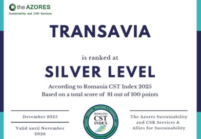 TRANSAVIA, nivel Silver în cel mai important clasament de sustenabilitate din România, CST Index 2025