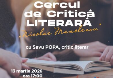 Biblioteca Județeană „Lucian Blaga” Alba lansează Cercul de Critică Literară „Nicolae Manolescu”