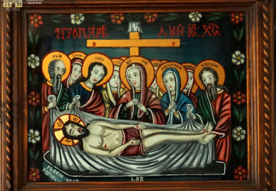 Exponatul lunii aprilie la Muzeul Municipal „Ioan Raica” Sebeș: „Îngroparea lui Iisus Hristos”, icoană pe sticlă realizată de iconarul Florin Poenariu