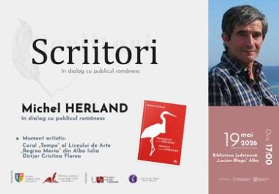 Scriitorul francez Michel Herland la întâlnirea cu publicul din Alba Iulia