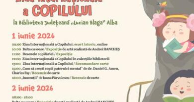 Biblioteca Județeană Lucian Blaga Alba sărbătorește Ziua Copilului împreună cu scriitoarea Angela Târziu