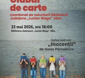„Inocenții” de Ioana Pârvulescu – cartea lunii la Clubul de lectură al voluntarilor