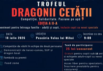 Sporturile pe apă aduc comunitatea împreună la cea de-a doua ediție a Trofeului Dragonii Cetății