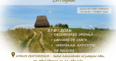 Case și șuri de la Întregalde, prezentate în cadrul proiectului Alba Vernaculară, la sediul Consiliului Județean Alba
