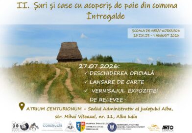 Case și șuri de la Întregalde, prezentate în cadrul proiectului Alba Vernaculară, la sediul Consiliului Județean Alba