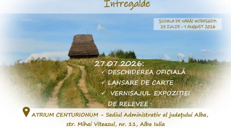 Case și șuri de la Întregalde, prezentate în cadrul proiectului Alba Vernaculară, la sediul Consiliului Județean Alba
