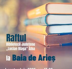 Raftul Bibliotecii Județene „Lucian Blaga” Alba, ajunge vineri, 4 septembrie, la Baia de Arieș