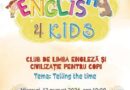 „English 4 Kids – Clubul de engleză” de la Biblioteca Județeană „Lucian Blaga” Alba- învățare prin joc, muzică și lectură