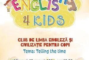 „English 4 Kids – Clubul de engleză” de la Biblioteca Județeană „Lucian Blaga” Alba- învățare prin joc, muzică și lectură