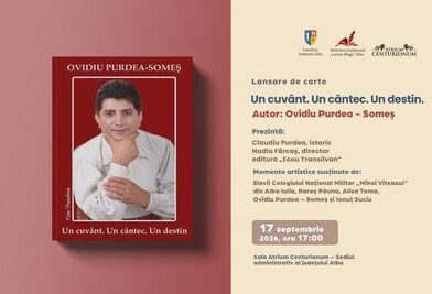 „Un cuvânt. Un cântec. Un destin” – Lansare de carte și momente muzicale cu Ovidiu Purdea – Someș și invitații săi