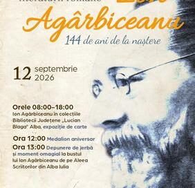 Ion Agârbiceanu, omagiat de Biblioteca Județeană „Lucian Blaga” Alba la 144 de ani de la naștere