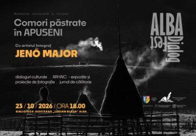 Artistul fotograf Jenő Major și expoziția „ARHAIC” la Biblioteca Județeană „Lucian Blaga” Alba