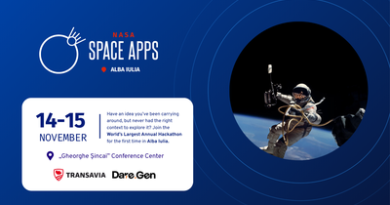 TRANSAVIA și Dare.Gen premiază cu 6.000 de euro cele mai bune trei echipe de la NASA Space Apps Challenge Alba Iulia