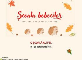 O altfel de școală, la Biblioteca Municipală „Lucian Blaga” Sebeș: „Școala Bobocilor. Atelierele Toamnei de Poveste”, ediția a IX-a