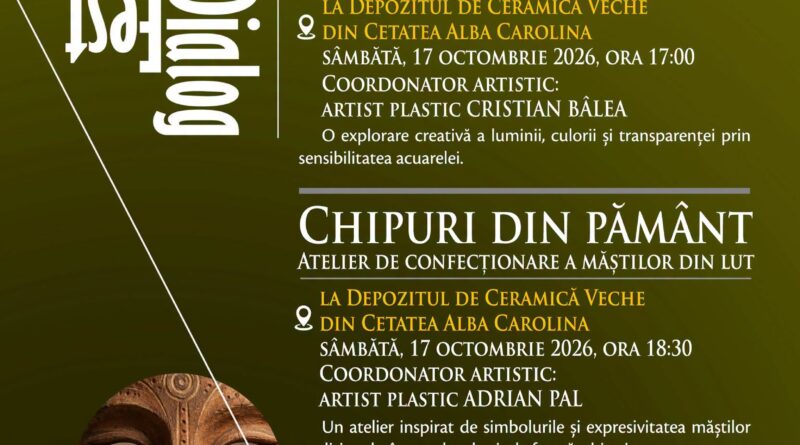 ALBA DIALOG FEST – continuă cu „CULORI ÎN DIALOG” și „CHIPURI DIN PĂMÂNT”